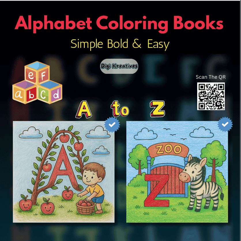 Alphabet Coloring Books
